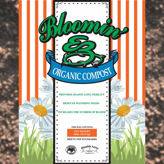 *TOP SELLER! Organic Bloomin' EZ Compost for Vegetables & Flowers 35lb Bag